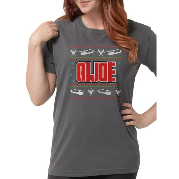 CafePress - Gi Joe Ugly Christmas Womens Comfort Colors Shirt - Womens Comfort Colors® Shirt
