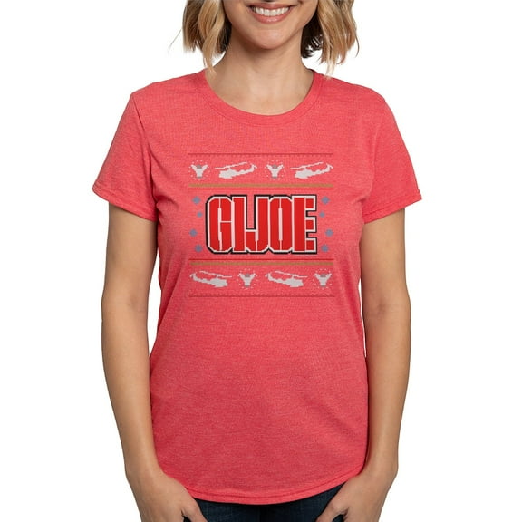 CafePress - Gi Joe Ugly Christmas Womens Tri Blend T Shirt - Womens Tri-blend T-Shirt