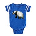 thumbnail image 1 of CafePress - Giant Panda Bear - Cute Infant Baby Football Bodysuit, 1 of 3