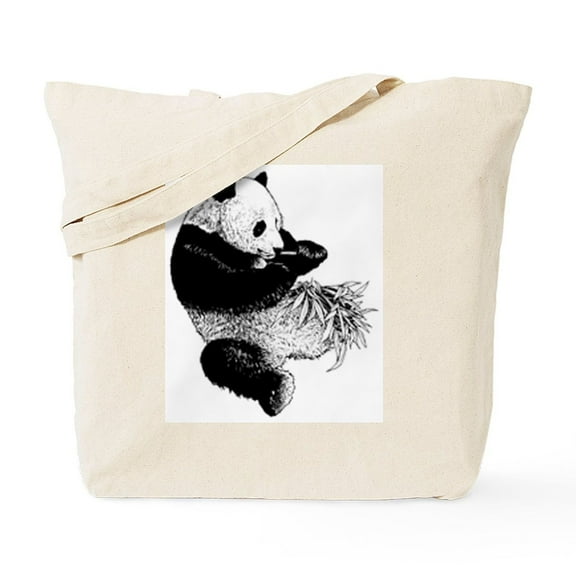 CafePress - Giant Panda Tote Bag - Unisex Canvas Tote Bag, Beige, 1-Piece