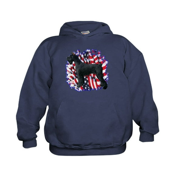CafePress - Giant Schnauzer Patriot - Kids Hooded Sweatshirt, Classic Hoodie