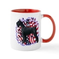 thumbnail image 1 of CafePress - Giant Schnauzer Patriot Mug - 11 oz Ceramic Mug - Novelty Coffee Tea Cup, 1 of 4
