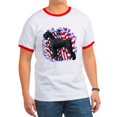 thumbnail image 1 of CafePress - Giant Schnauzer Patriot Ringer T - 100% Cotton Ringed T-Shirt, 1 of 4
