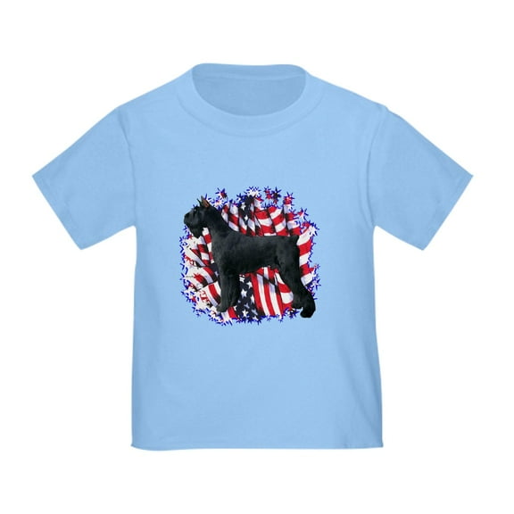 CafePress - Giant Schnauzer Patriot Toddler T Shirt - Cute Toddler T-Shirt, 100% Cotton