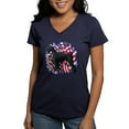 thumbnail image 1 of CafePress - Giant Schnauzer Patriot Women's V Neck Dark T Shir - Women's V-Neck Dark T-Shirt, 1 of 4