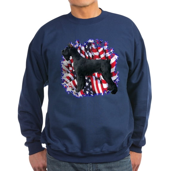 CafePress - Giantschnauzerpatriot - Classic Crew Neck Sweatshirt