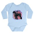 thumbnail image 1 of CafePress - Giantschnauzerpatriot - Long Sleeve Cotton Baby Bodysuit, 1 of 4