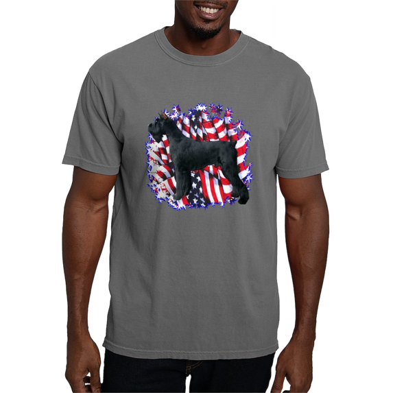 CafePress - Giantschnauzerpatriot Men's Comfort Colors® T Shirt - Mens Comfort Colors Shirt