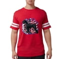 thumbnail image 1 of CafePress - Giantschnauzerpatriot Men's Football T Shirt - Mens Football Shirt, 1 of 4