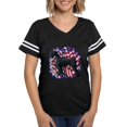 thumbnail image 1 of CafePress - Giantschnauzerpatriot Women's Football T Shirt - Womens Football Shirt, 1 of 4