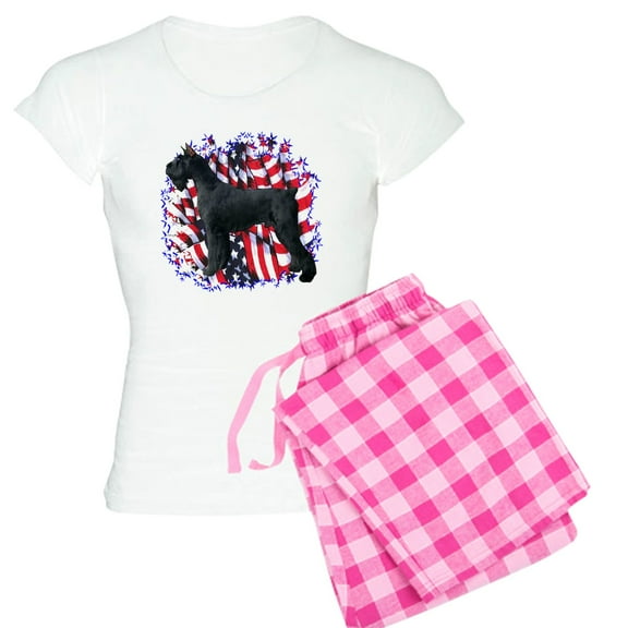 CafePress - Giantschnauzerpatriot - Women's Light Pajamas