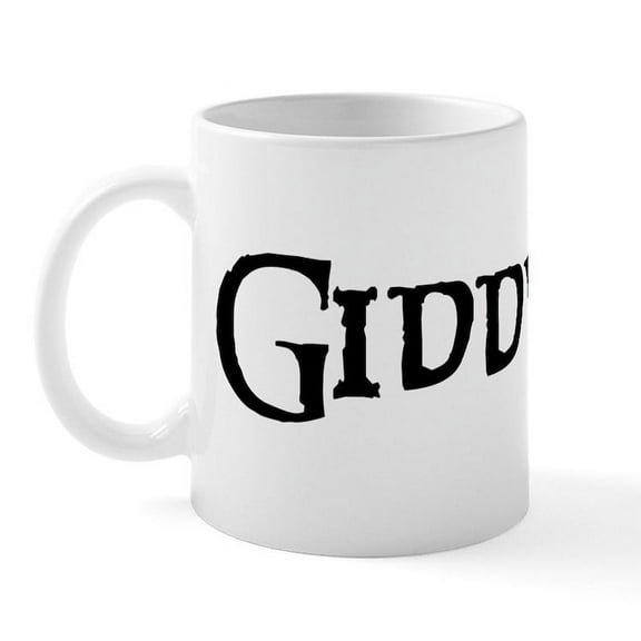 CafePress - Giddy Up! Mug - 11 oz Ceramic Mug - Novelty Coffee Tea Cup
