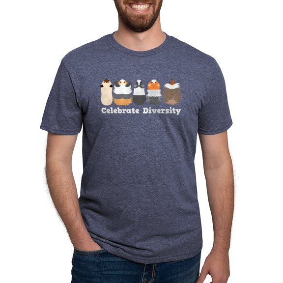CafePress - Gift For Pet Guinea Pig Lovers | Celebrate T Shirt - Mens Tri-blend T-Shirt