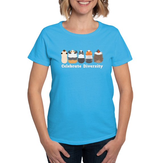 CafePress - Gift For Pet Guinea Pig Lovers | Celebrate T Shirt - Women's Traditional Fit Dark T-Shirt