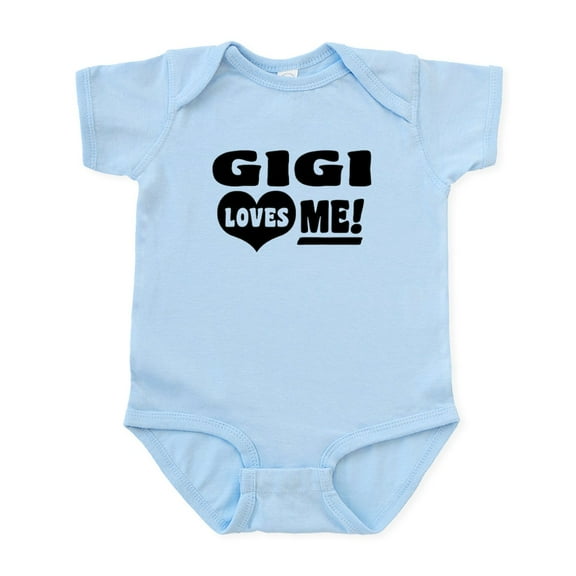 CafePress - Gigi Loves Me Infant Bodysuit - Baby Light Bodysuit, Size Newborn - 24 Months