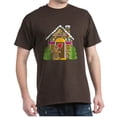 thumbnail image 1 of CafePress - Gingerbread House Dark T Shirt - Men's Classic Graphic Cotton T-Shirt, 1 of 4