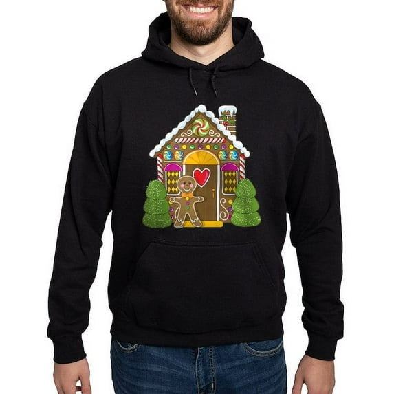 CafePress - Gingerbread House Hoodie (Dark) - Pullover Hoodie, Classic, Comfortable Hooded Sweatshirt