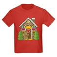 thumbnail image 1 of CafePress - Gingerbread House Kids Dark T Shirt - Dark T-Shirt Kids XS-XL, 1 of 4