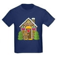 thumbnail image 1 of CafePress - Gingerbread House Kids Dark T Shirt - Dark T-Shirt Kids XS-XL, 1 of 4