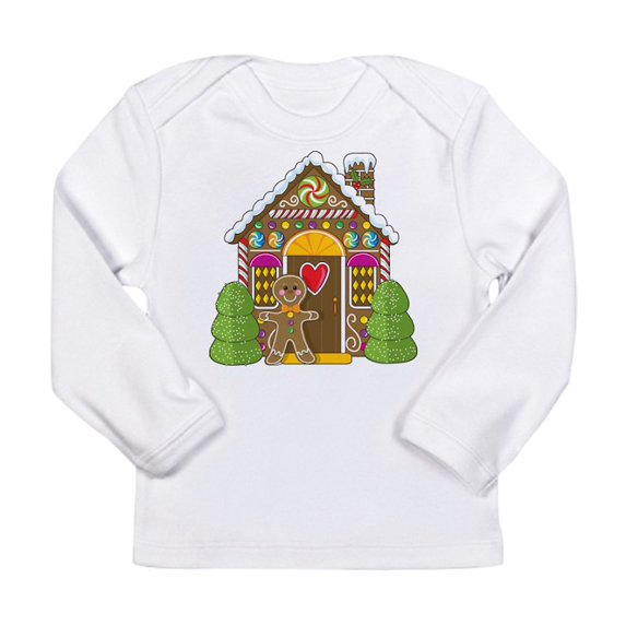 CafePress - Gingerbread House Long Sleeve Infant T Shirt - Long Sleeve Infant T-Shirt