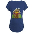 thumbnail image 1 of CafePress - Gingerbread House Maternity Dark T Shirt - Maternity Dark T-Shirt, 1 of 3