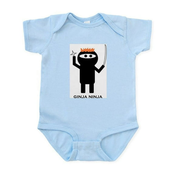CafePress - Ginja Ninja 1 Body Suit - Baby Light Bodysuit, Size Newborn - 24 Months