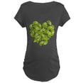 thumbnail image 1 of CafePress - Ginkgo Leaf Heart Maternity Dark T Shirt - Maternity Dark T-Shirt, 1 of 3