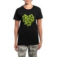thumbnail image 1 of CafePress - Ginkgo Leaf Heart Women's Dark Pajamas - Women's Short Sleeve Print T-Shirt and Pants Dark Cotton Pajama Set, 1 of 7