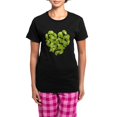 thumbnail image 1 of CafePress - Ginkgo Leaf Heart Women's Dark Pajamas - Women's Short Sleeve Print T-Shirt and Pants Dark Cotton Pajama Set, 1 of 7