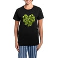 thumbnail image 1 of CafePress - Ginkgo Leaf Heart Women's Dark Pajamas - Women's Short Sleeve Print T-Shirt and Pants Dark Cotton Pajama Set, 1 of 7