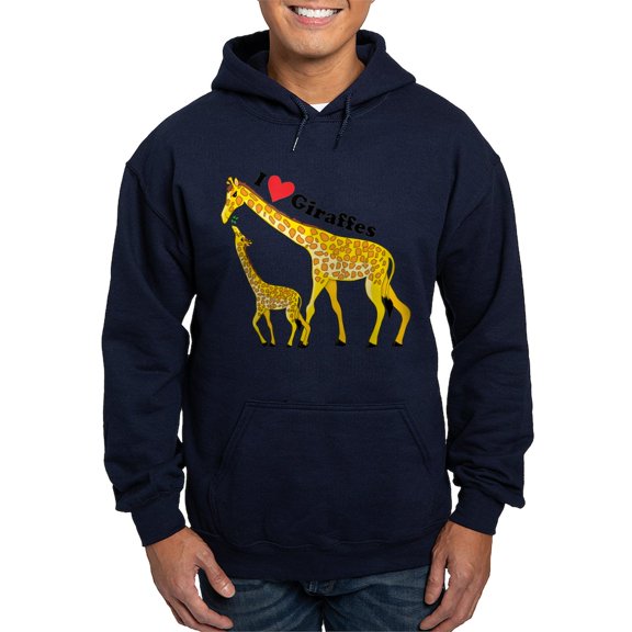 CafePress - Giraffe And Baby Cp Hoodie (Dark) - Pullover Hoodie, Classic, Comfortable Hooded Sweatshirt