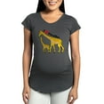 thumbnail image 1 of CafePress - Giraffe And Baby Cp Maternity Dark T Shirt - Maternity Dark T-Shirt, 1 of 4