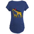 thumbnail image 1 of CafePress - Giraffe And Baby Cp Maternity Dark T Shirt - Maternity Dark T-Shirt, 1 of 4
