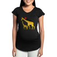 thumbnail image 1 of CafePress - Giraffe And Baby Cp Maternity Dark T Shirt - Maternity Dark T-Shirt, 1 of 4