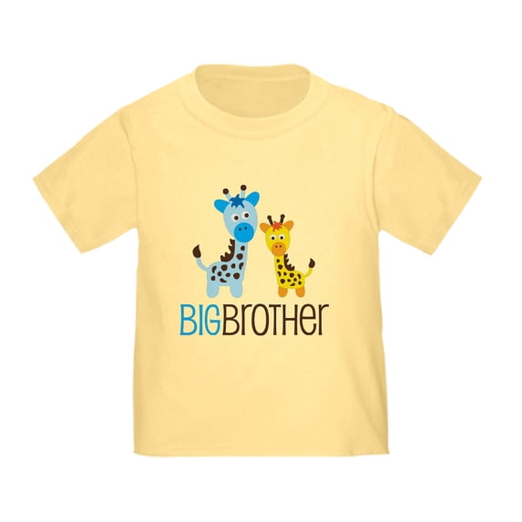 CafePress - Giraffe Big Brother Toddler T Shirt - Cute Toddler T-Shirt, 100% Cotton