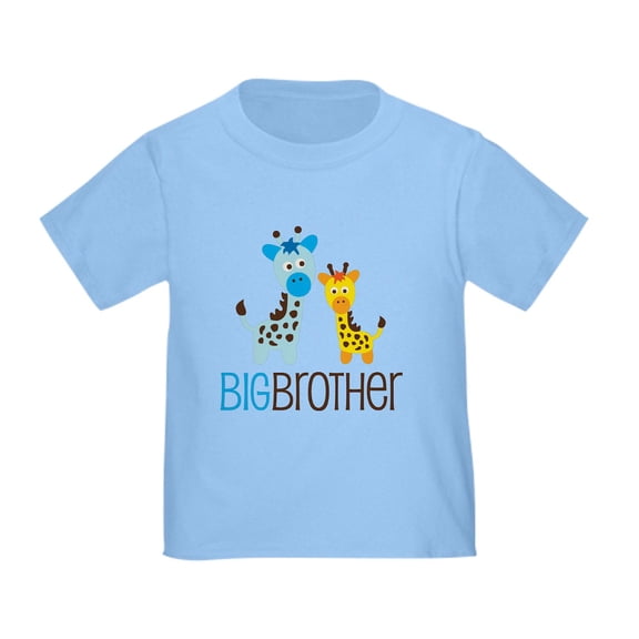CafePress - Giraffe Big Brother Toddler T Shirt - Cute Toddler T-Shirt, 100% Cotton