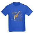 thumbnail image 1 of CafePress - Giraffe Kids Dark T Shirt - Dark T-Shirt Kids XS-XL, 1 of 4