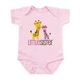 thumbnail image 1 of CafePress - Giraffe Little Sister Infant Bodysuit - Baby Light Bodysuit, Size Newborn - 24 Months, 1 of 4
