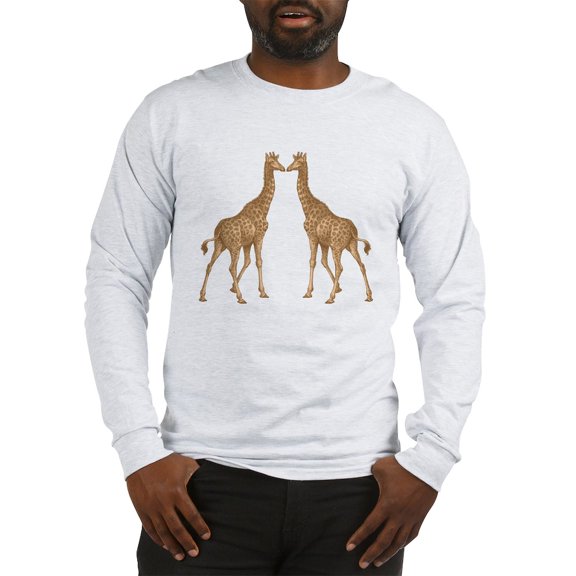 CafePress - Giraffe Love Long Sleeve T Shirt - Unisex Cotton Long Sleeve T-Shirt