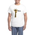thumbnail image 1 of CafePress - Giraffe Moo Funny Pajamas - Men's Light Loose Fit Cotton Pajama Set, 1 of 7