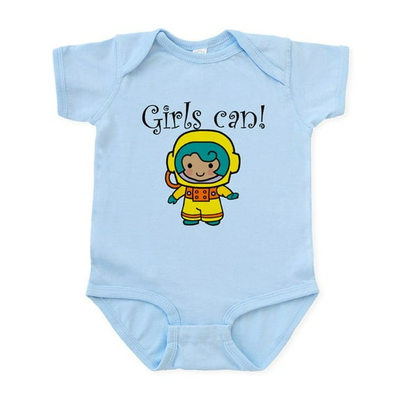 CafePress - Girl Astronaut Infant Bodysuit - Baby Light Bodysuit, Size Newborn - 24 Months