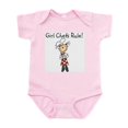 thumbnail image 1 of CafePress - Girl Chefs Rule Infant Bodysuit - Baby Light Bodysuit, Size Newborn - 24 Months, 1 of 4