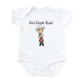 thumbnail image 1 of CafePress - Girl Chefs Rule Infant Bodysuit - Baby Light Bodysuit, Size Newborn - 24 Months, 1 of 4