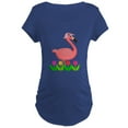 thumbnail image 1 of CafePress - Girl Flamingo And Tulips Maternity T Shirt - Maternity Dark T-Shirt, 1 of 3