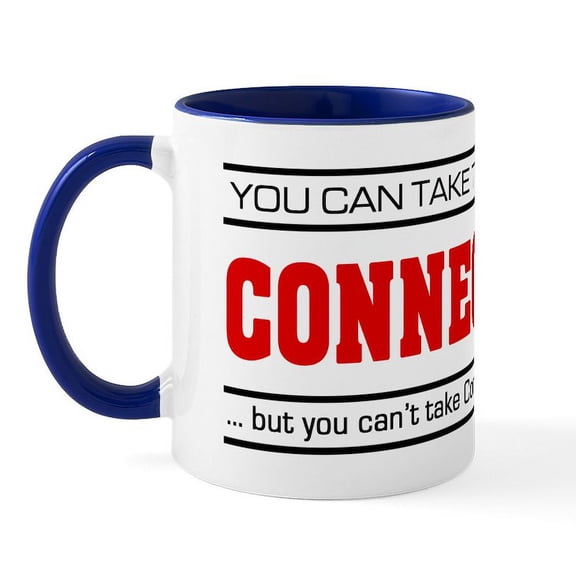 CafePress - Girl From Connecticut' Mug - 11 oz Ceramic Mug - Novelty Coffee Tea Cup