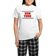 thumbnail image 1 of CafePress - Girl From New York' Women's Light Pajamas - Women's Short Sleeve Print T-Shirt and Pants Light Cotton Pajama Set, 1 of 7