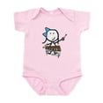 thumbnail image 1 of CafePress - Girl & Pit Percussion Infant Bodysuit - Baby Light Bodysuit, Size Newborn - 24 Months, 1 of 4