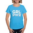 thumbnail image 1 of CafePress - Girl Power Women's Dark T Shirt - Women's Traditional Fit Dark T-Shirt, 1 of 4