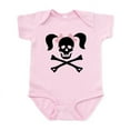 thumbnail image 1 of CafePress - Girl Skull With Pink Bow Infant Bodysuit - Baby Light Bodysuit, Size Newborn - 24 Months, 1 of 4