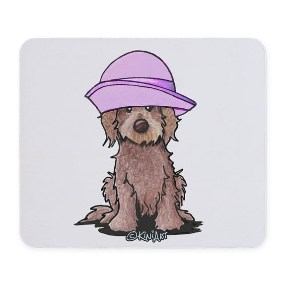 CafePress - Girlie Doodle Mousepad - Non-slip Rubber Mousepad, Gaming Mouse Pad